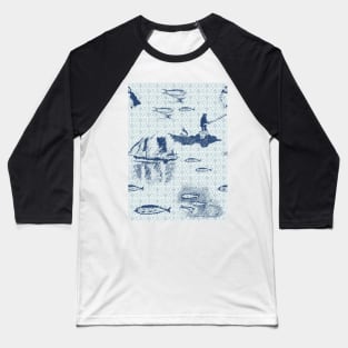 Tammie Norie Fishing - Blue Baseball T-Shirt